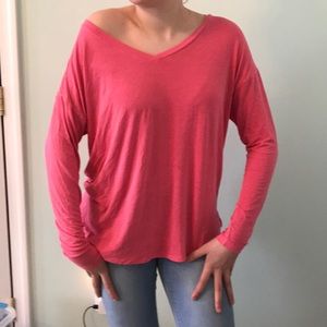 Cute pink long sleeve shirt!